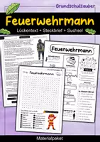 Vorschau - Arbeitsblätter - Feuerwehrmann 3 für 2 Sparpaket - Materialpaket - Deckblatt