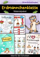 Vorschau - Arbeitsblätter - Erdmännchenklasse Materialpaket - Erdmännchen Sparpaket - Deckblatt