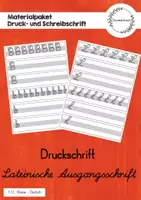 Vorschau - Arbeitsblätter - Materialpaket Buchstaben schreiben - Deckblatt