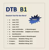 Vorschau - Unterrichtsreihen - PAKET: Deutsch-Test für den Beruf / DTB (B1) - Deckblatt