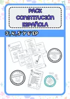Vista previa - Manualidades / Dibujos para colorear - PACK CONSTITUCIÓN ESPAÑOLA (CASTELLANO) - Portada