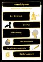 Vorschau - Arbeitsblätter - Vitalzeichen - Klausurenpaket - Deckblatt