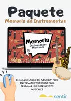 Vista previa - Juegos / Gamificación - Paquete de "Memoria" - Instrumentos Musicales - Juego Virtual - Portada