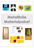 Vorschau - Mal- und Bastelvorlagen - Materialpaket Metallfolie Metall - WG - Deckblatt