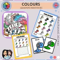 Vista previa - Hojas de trabajo - Colours - Pack - Portada