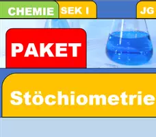 Vorschau - Unterrichtsreihen - Materialpaket - Stöchiometrie Grundlagen - Molare Masse - Stoffmenge - - Deckblatt