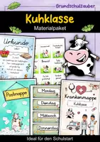 Vorschau - Arbeitsblätter - Kuhklasse Materialpaket - Kuh Sparpaket - Deckblatt