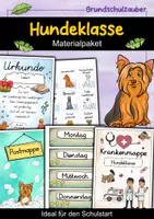 Vorschau - Arbeitsblätter - Hundeklasse Materialpaket - Hund Sparpaket - Deckblatt