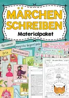 Vorschau - Arbeitsblätter - Märchen Materialpaket - Deckblatt
