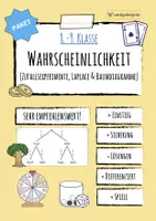 Vorschau - Arbeitsblätter - Wahrscheinlichkeit PAKET (Zufallsexperimente, Laplace & Baumdiagramme) - Deckblatt