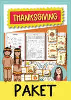 Vorschau - Arbeitsblätter - Thanksgiving PAKET (Englisch) - Deckblatt