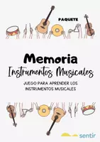 Vista previa - Juegos / Gamificación - Memoria de Instrumentos Musicales - Juego Imprimible - Portada
