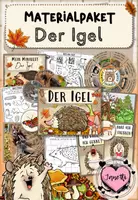 Vorschau - Arbeitsblätter - Igel | Grundschule Sachunterricht Klasse 1 | Materialpaket - Deckblatt