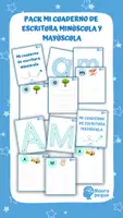 Vista previa - Hojas de trabajo - Pack cuadernos escritura mayúscula y minúscula - Portada