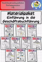 Vorschau - Stundenentwürfe - Materialpaket "Einführung in die Geschäftsbuchführung" BwR 7 II Lehrplan Plus - Deckblatt