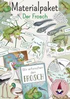 Vorschau - Stundenentwürfe - XL Materialpaket: Der Frosch - Deckblatt