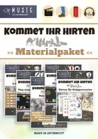 Vorschau - Spiele - Materialpaket 🎁 Kommet ihr Hirten • Klassenmusizieren Bodypercussion Boomwhacker Audio Noten - Deckblatt