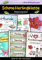 Vorschau - Arbeitsblätter - Schmetterlingklasse Materialpaket - Schmetterlinge Sparpaket - Deckblatt