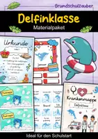 Vorschau - Arbeitsblätter - Delfinklasse Materialpaket - Delfin Sparpaket - Deckblatt