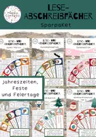 Vorschau - Arbeitsblätter - Lese - Abschreibfächer Jahreszeiten, Feiertagen und Festen - Materialpaket - Deckblatt
