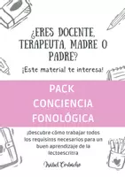 Vista previa - Hojas de trabajo - PACK: CONCIENCIA FONOLÓGICA - Portada