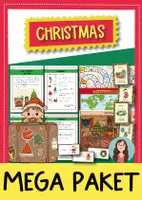 Vorschau - Arbeitsblätter - Christmas Mega Materialpaket: +30 kreative Unterrichtsmaterialien (Englisch) - Deckblatt