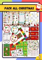 anteprima - Esercizi - Raccolta di materiali: Pack All Christmas - Pagina di copertina