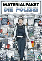 Vorschau - Mal- und Bastelvorlagen - Materialpaket "Die Polizei" Achtung, Notfall! DaZ / DaF / Deutsch / Sachunterricht (wachsend) - Deckblatt