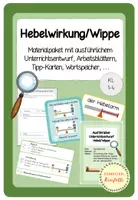Vorschau - Stundenentwürfe - Hebel, Hebelwirkung, Wippe - Materialpaket - Deckblatt