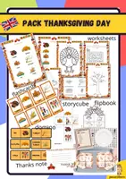Vorschau - Arbeitsblätter - Materialpaket: Thanksgiving day - Deckblatt