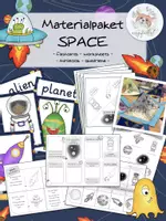 Vorschau - Arbeitsblätter - SPACE - Sparpaket - Englisch in der Grundschule - Deckblatt