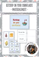 Vorschau - Arbeitsblätter - Materialpaket breakfast - ketchup on your cornflakes #happyhalloween2024 - Deckblatt