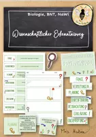 Vorschau - Stundenentwürfe - Materialpaket: Wissenschaftlicher Erkenntnisweg / Forschungsschritte - Deckblatt