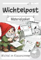 Vorschau - Unterrichtsreihen - Materialpaket "Wichtelpost" | Adventskalender - Deckblatt