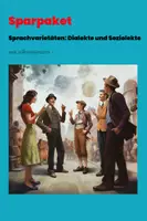 Vorschau - Stundenentwürfe - Sparpaket: Sprachvarietäten und ihre gesellschaftliche Bedeutung - Deckblatt