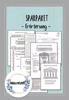 Vorschau - Arbeitsblätter - Erörterung - Argumentation - Sparpaket - Deckblatt