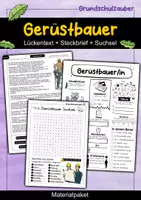 Vorschau - Arbeitsblätter - Gerüstbauer 3 für 2 Sparpaket - Materialpaket - Deckblatt