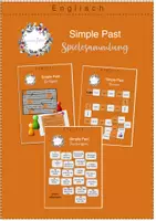 Vorschau - Spiele - Materialpaket - Spielesammlung - Simple Past - Deckblatt