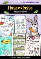 Vorschau - Arbeitsblätter - Hasenklasse Materialpaket - Hase Sparpaket - Deckblatt