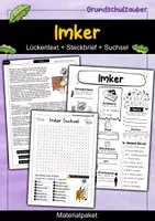 Vorschau - Arbeitsblätter - Imker 3 für 2 Sparpaket - Materialpaket - Deckblatt