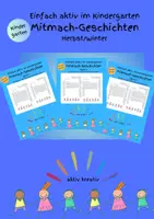 Vorschau - Spiele - Materialpaket - 30 Bewegungsgeschichten zum Herbst und Winter - Deckblatt