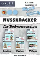 Vorschau - Spiele - Materialpaket 🎁 Nussknacker für Bodypercussion • Audios Videos Karten • Klassenmusizieren - Deckblatt