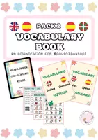 Vista previa - Refuerzo / NEE / Materiales de apoyo - PACK DE 2: VOCABULARY BOOK (ENG-SPA/ SPA-EUS) - Portada