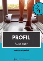 Vorschau - Arbeitsblätter - Fitness ⎮ Ausdauer Sparpaket - Unterrichtsreihe (18 Doppelstunden) inkl. Bewertungsraster - Deckblatt