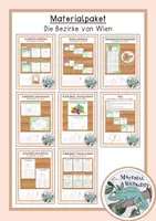 Vorschau - Arbeitsblätter - Materialpaket - Die Bezirke von Wien - Deckblatt