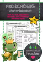 Vorschau - Arbeitsblätter - Märchenpaket Froschkönig - Deckblatt