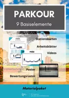 Vorschau - Stationenlernen - Parkour ⎮ Sparpaket 9 Basiselemente (methodische Reihen) inkl. Stationskarten - Deckblatt