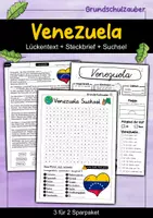 Vorschau - Arbeitsblätter - Venezuela - 3 für 2 Sparpaket - Materialpaket - Deckblatt