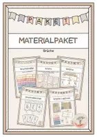 Vorschau - Unterrichtsreihen - Brüche Materialpaket - Deckblatt