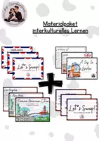 Vorschau - Spiele - Materialpaket - A trip to... - alles rund um englischsprachige Regionen - interkulturelles Lernen - Deckblatt